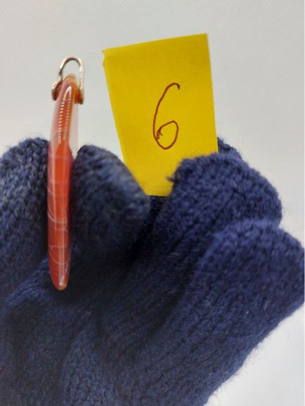 Agate orange 6