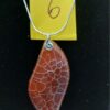 Pendentif Agate orange 6
