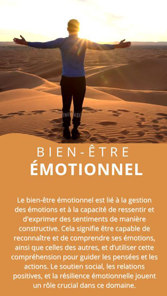 Affiche “Bien-être émotionnel” — Véronique Licini, thérapeute à Lausanne