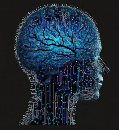 Acceptez votre singularité. Cerveau avec connexions lumineuses — symbole de la différence comme une force, pas une faiblesse