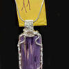 Pendentif fils de cuivre avec pierre naturelle charoite devant article no 11