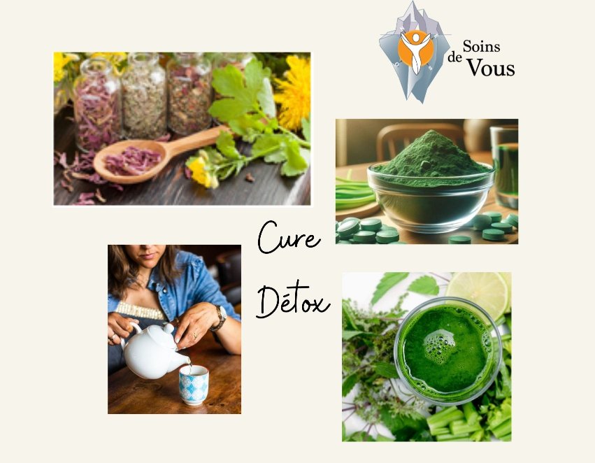 Cure détox, images suivant mon blog Soins de Vous à Lausanne