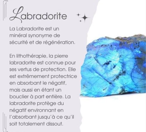 Petit labradorite — pierre pour le chakra du 3e œil en lithothérapie à Lausanne avec Véronique Licini