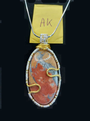 Pendentif Jaspe maligano