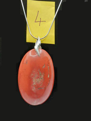 Pendentif Jaspe rouge