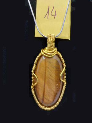 Pendentif Œil de tigre