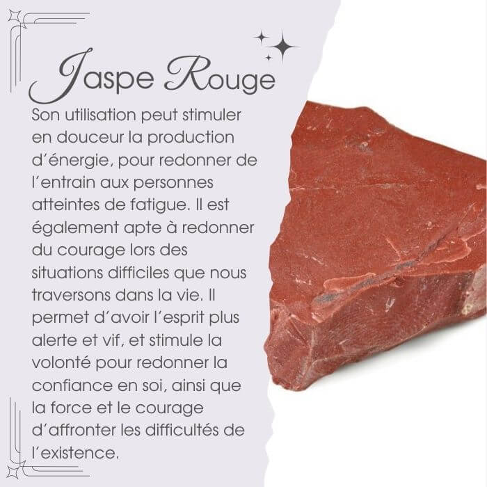 Petite jaspe rouge — pierre pour le chakra racine en lithothérapie à Lausanne avec Véronique Licini