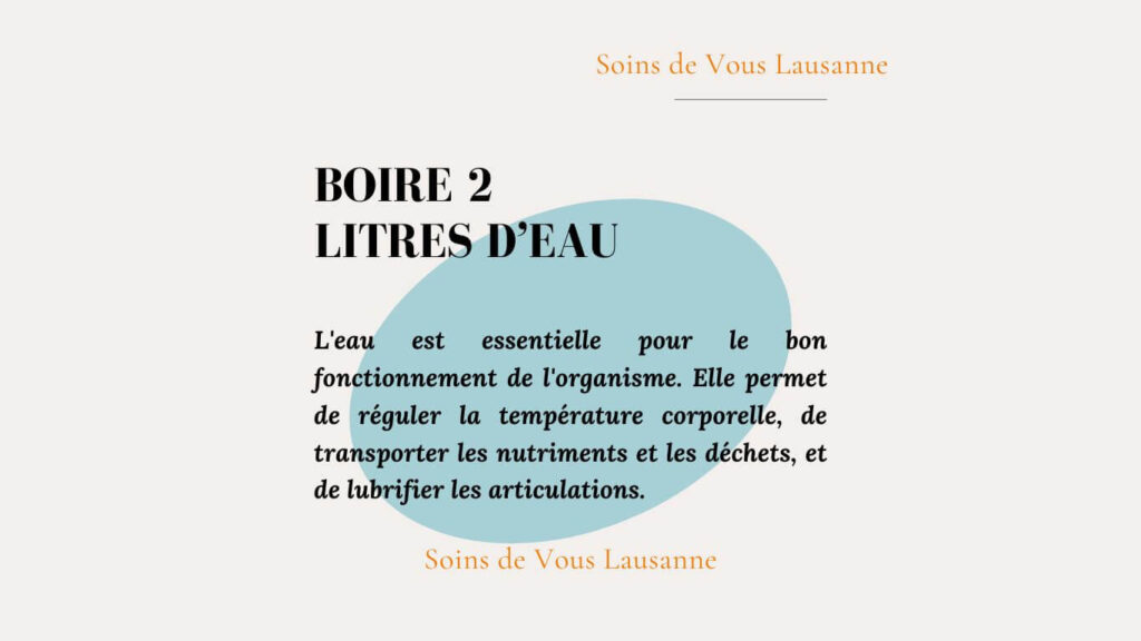 Séparateur “Boire 2 litres d’eau” — pour un bien-être holistique à Lausanne avec Véronique Licini