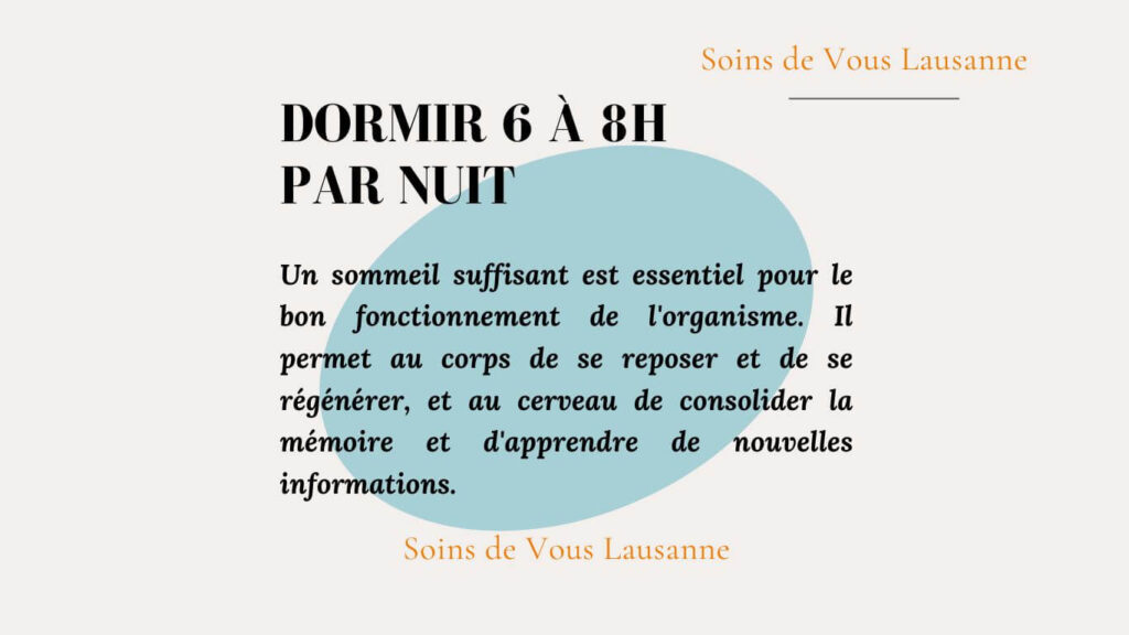 Séparateur “Dormir 8h par nuit” — pour un bien-être holistique à Lausanne avec Véronique Licini